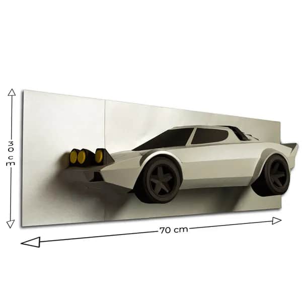 Rally Legend - Papercraft kit - Wall Sculpture 70 cm
