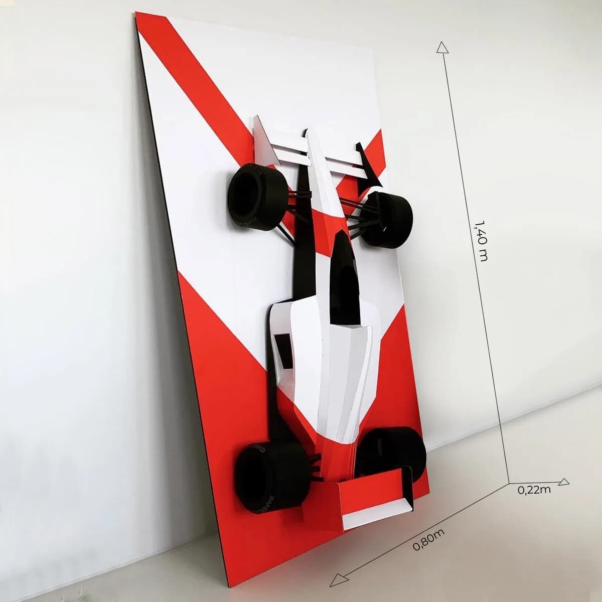 F1 Legend - Papercraft kit - Wall Sculpture 140 cm