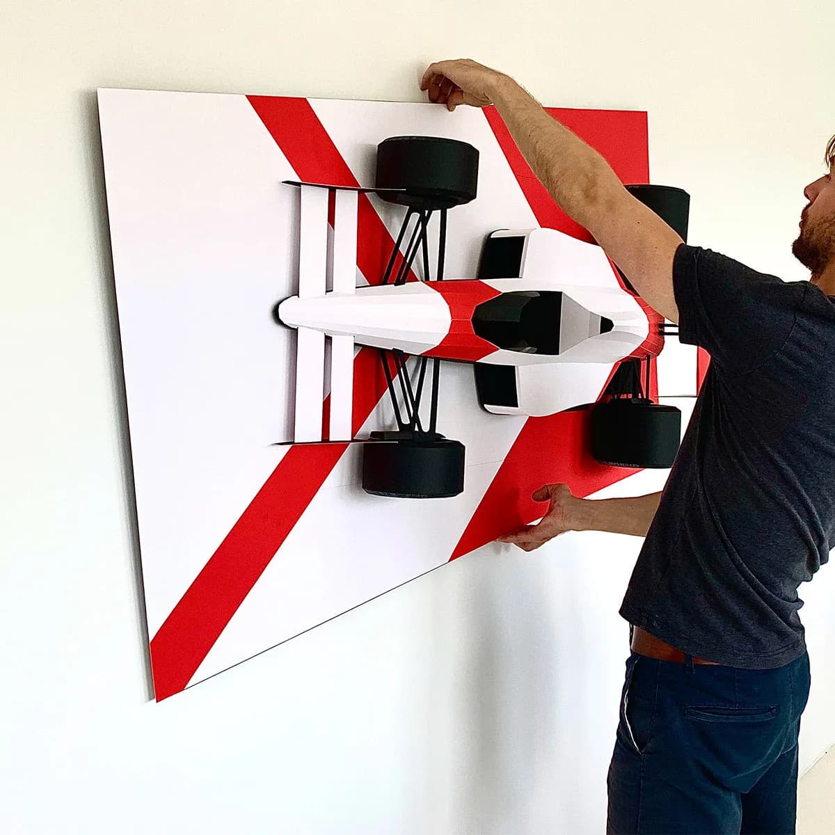 F1 Legend - Papercraft kit - Wall Sculpture 140 cm