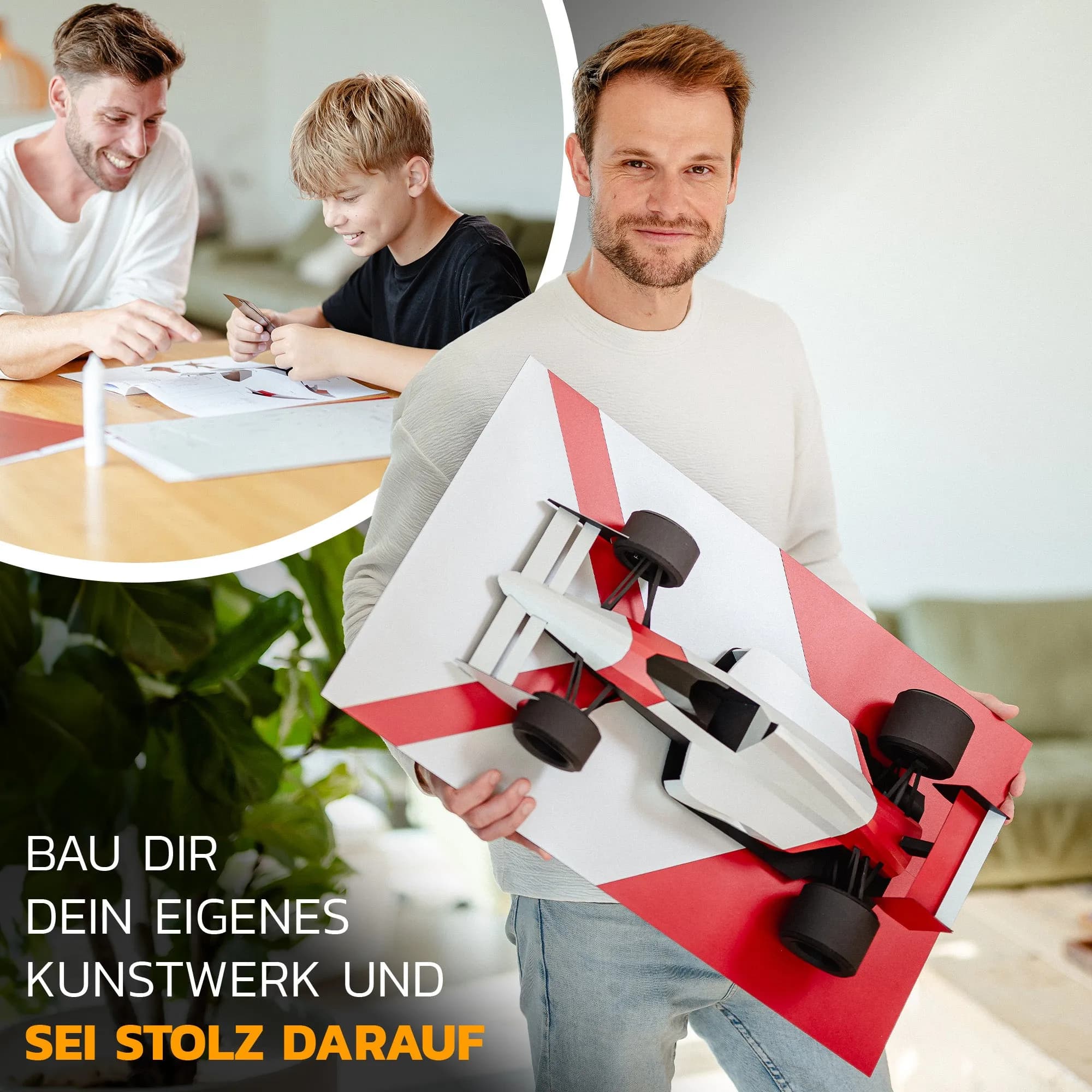 F1 Legend - Papercraft kit - Wall Sculpture 70 cm