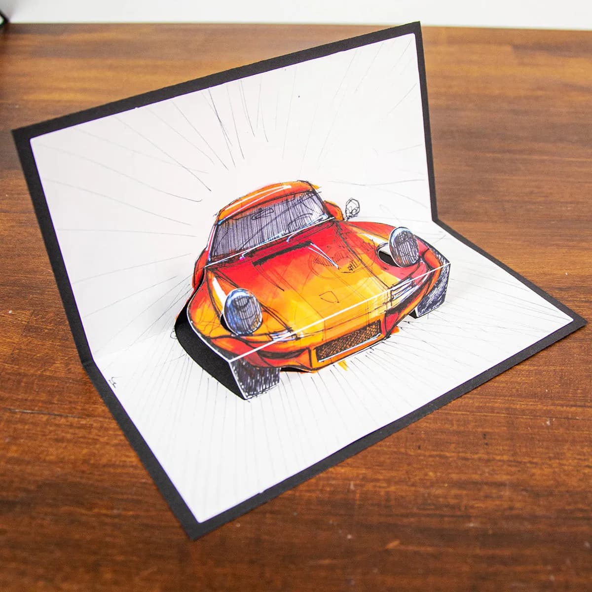 911 F RSR - Pop Up Card - Artists Edition