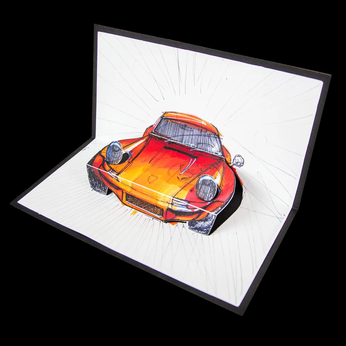 911 F RSR - Pop Up Card - Artists Edition