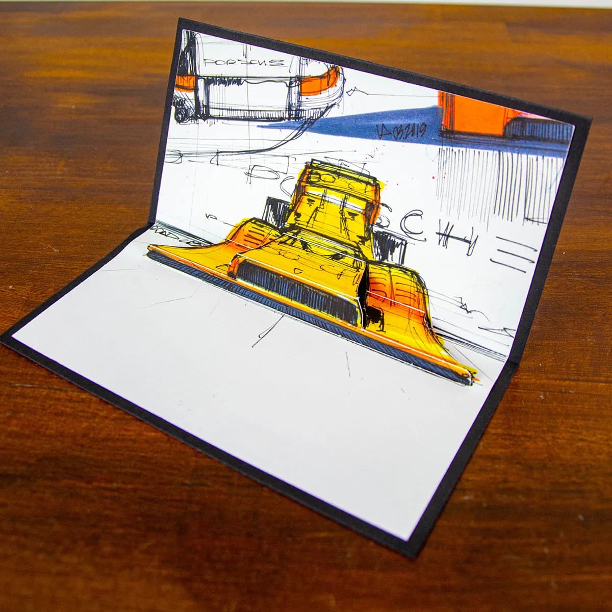 917 / 10 - Pop Up Card - Artists Edition
