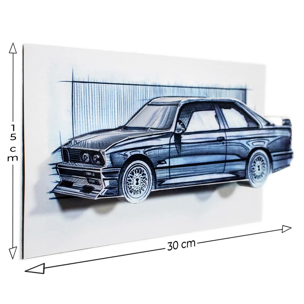 Bavarian Mini - Papercraft kit - Wall Sculpture 30 cm