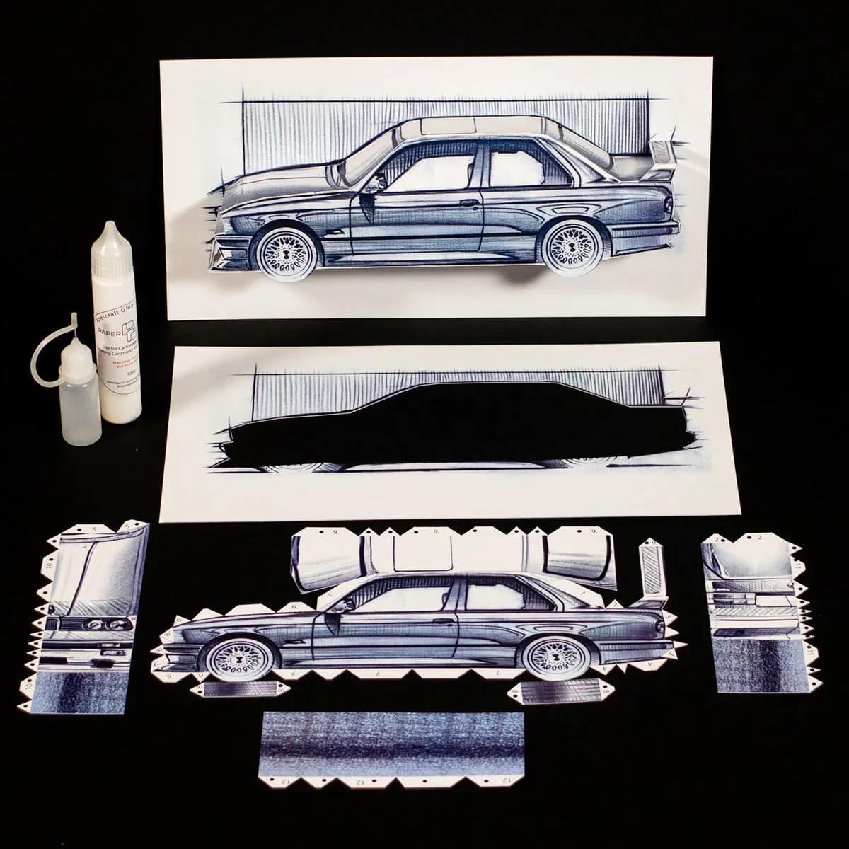 Bavarian Mini - Papercraft kit - Wall Sculpture 30 cm