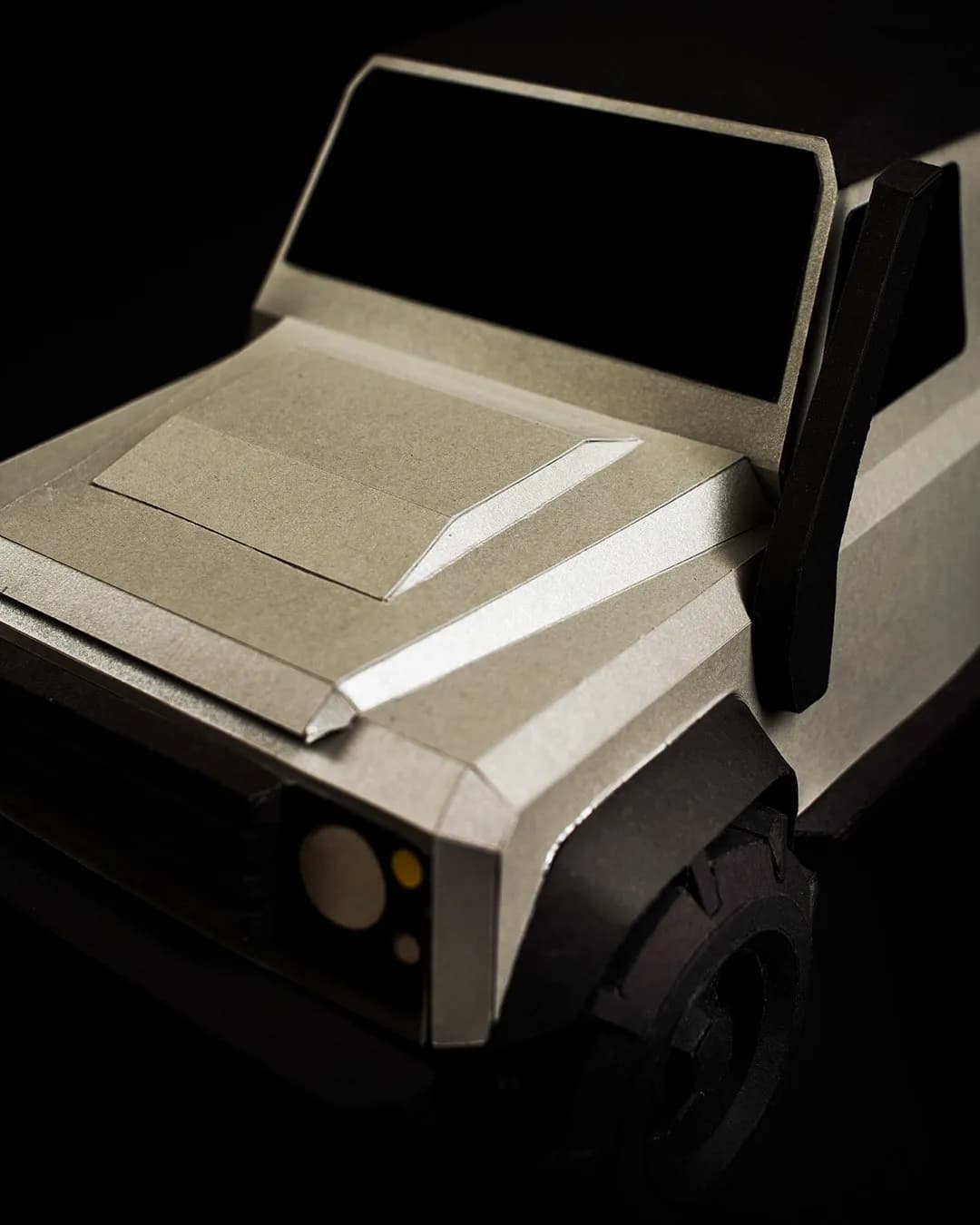 Geländewagen Verteidiger - Papercraft kit -  32 cm