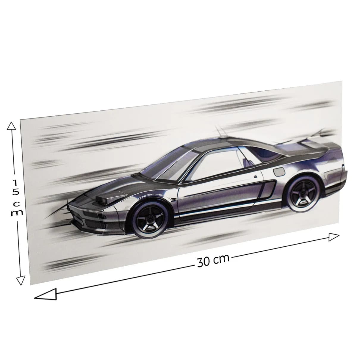 NSX - Papercraft kit - Wall Sculpture 30 cm