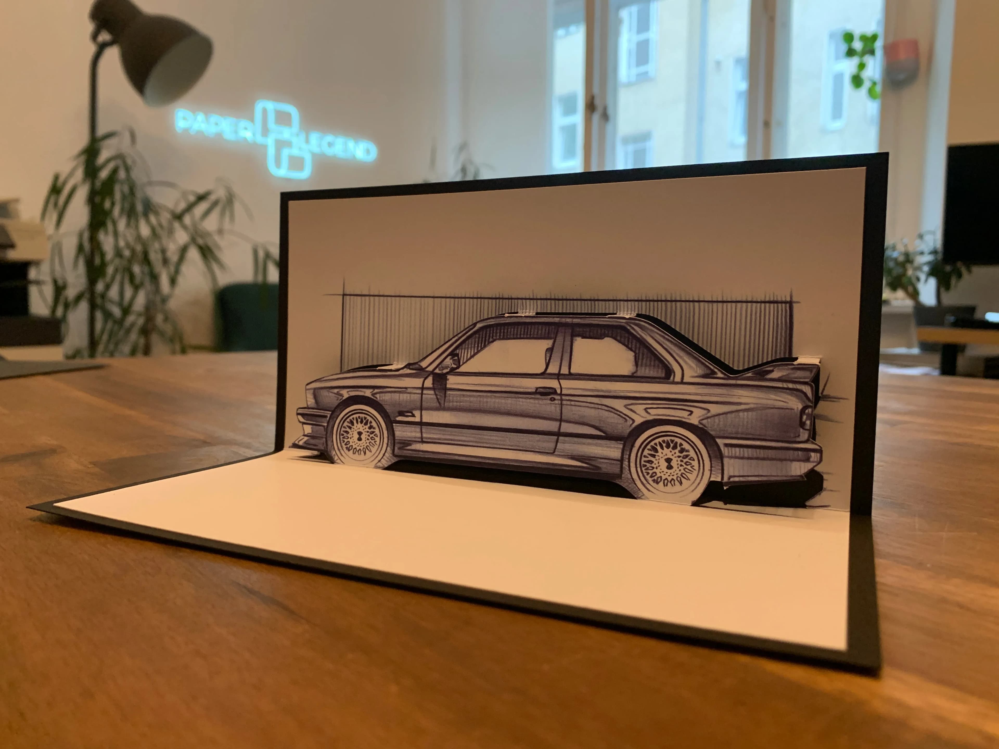 Bavarian Drift - Pop Up Card - Artists Edition