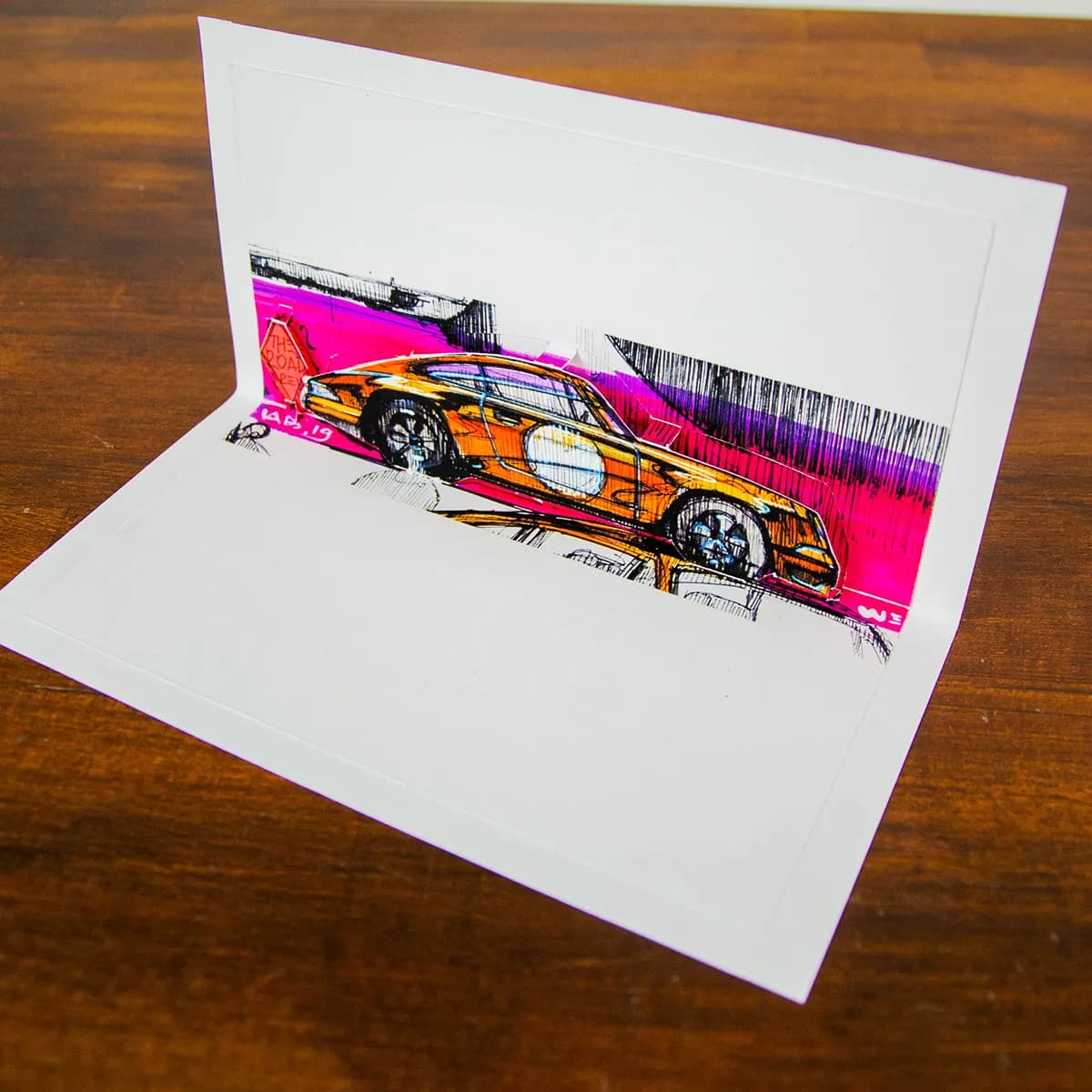 911 ST - Pop Up Card - Artists Edition