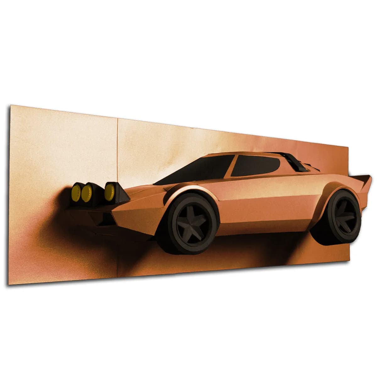 Rally Legend - Papercraft kit - Wall Sculpture 70 cm