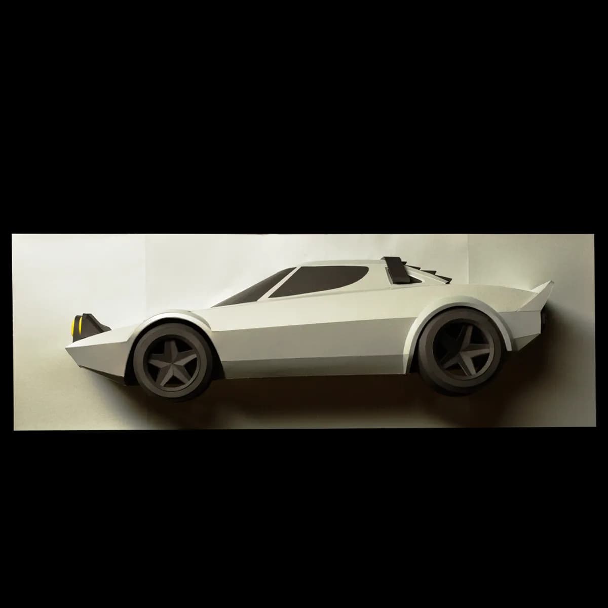 Lancia Stratos Papercraft Model