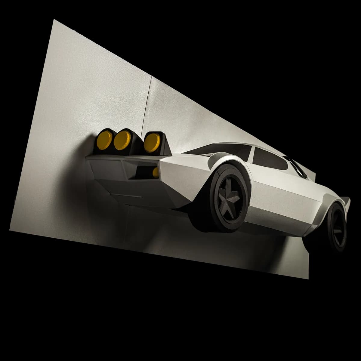 Rally Legend - Papercraft kit - Wall Sculpture 70 cm
