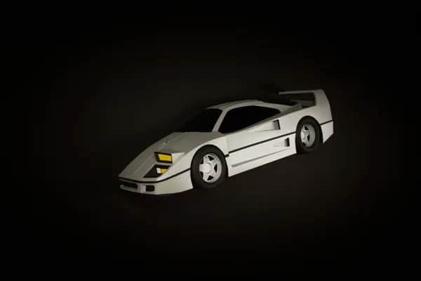Ferrari Papercraft Modell bestellen