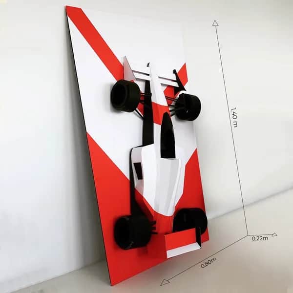 F1 Legend - Papercraft kit - Wall Sculpture 140 cm