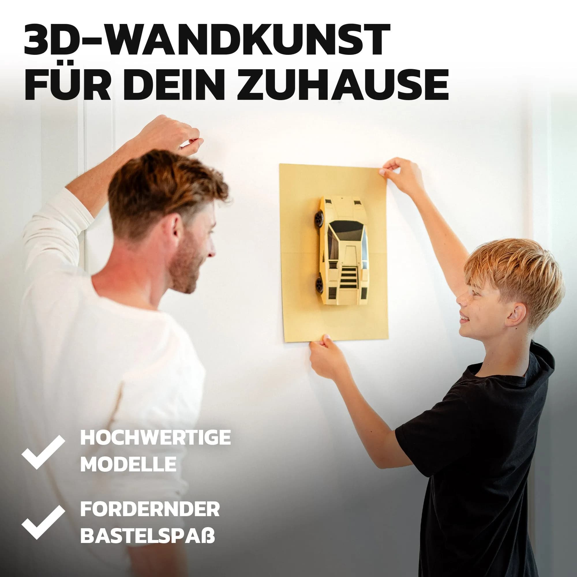 The Coun - Papercraft kit - Wall Sculpture 40 cm