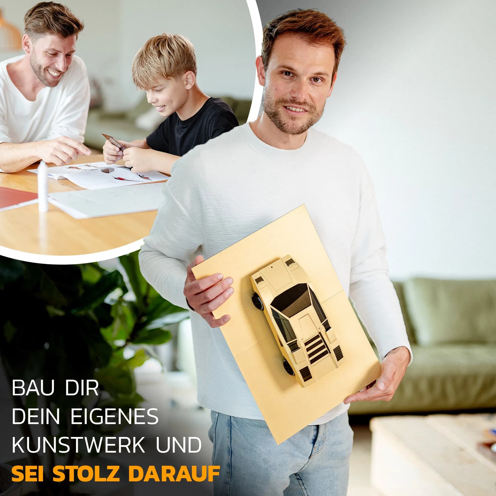 The Coun - Papercraft kit - Wall Sculpture 40 cm