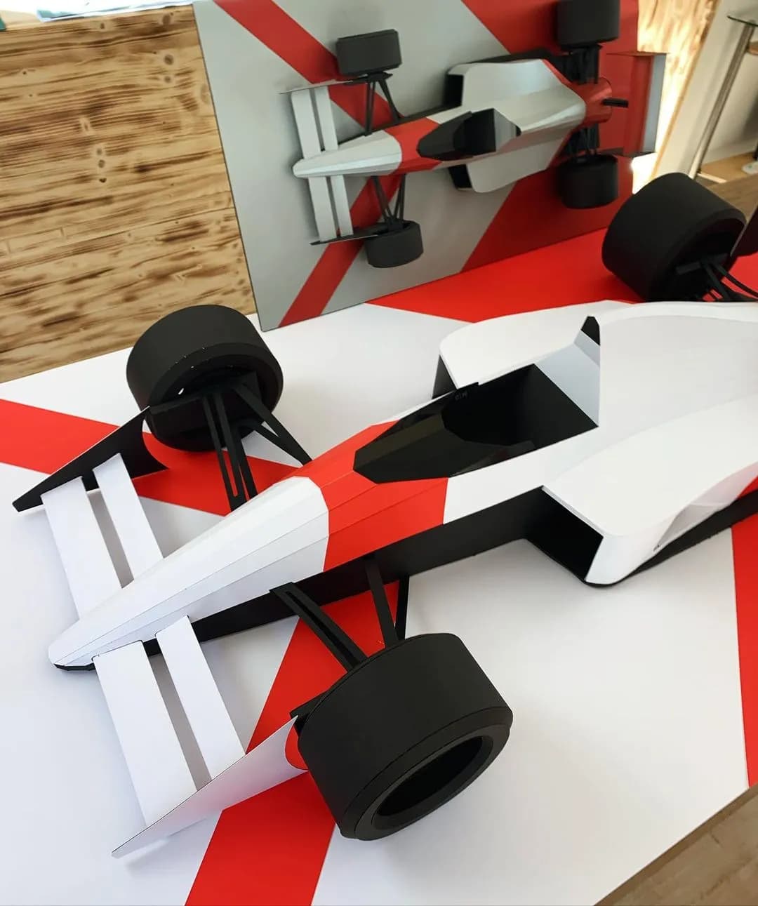F1 Legend - Papercraft kit - Wall Sculpture 140 cm