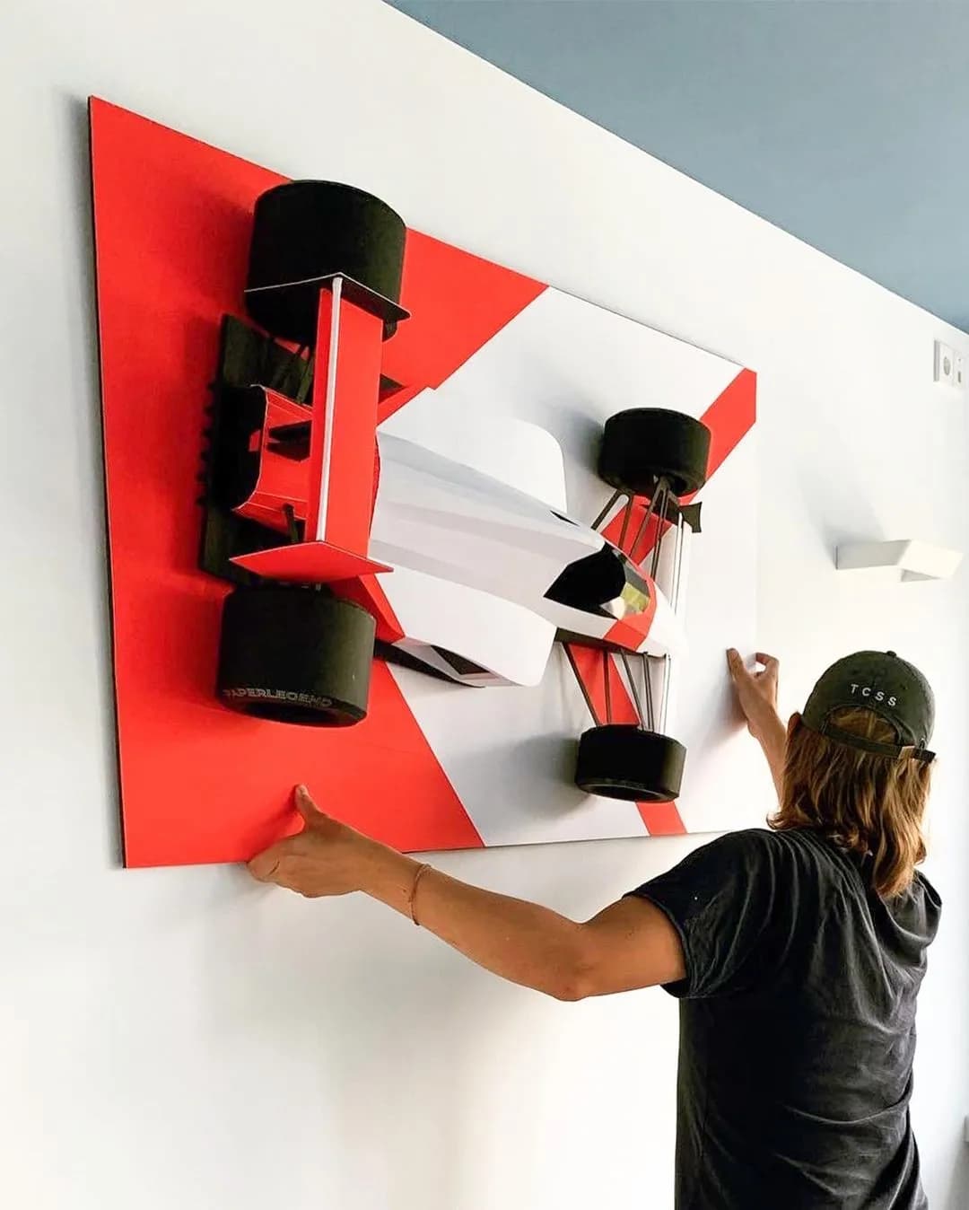 F1 Legend - Papercraft kit - Wall Sculpture 140 cm