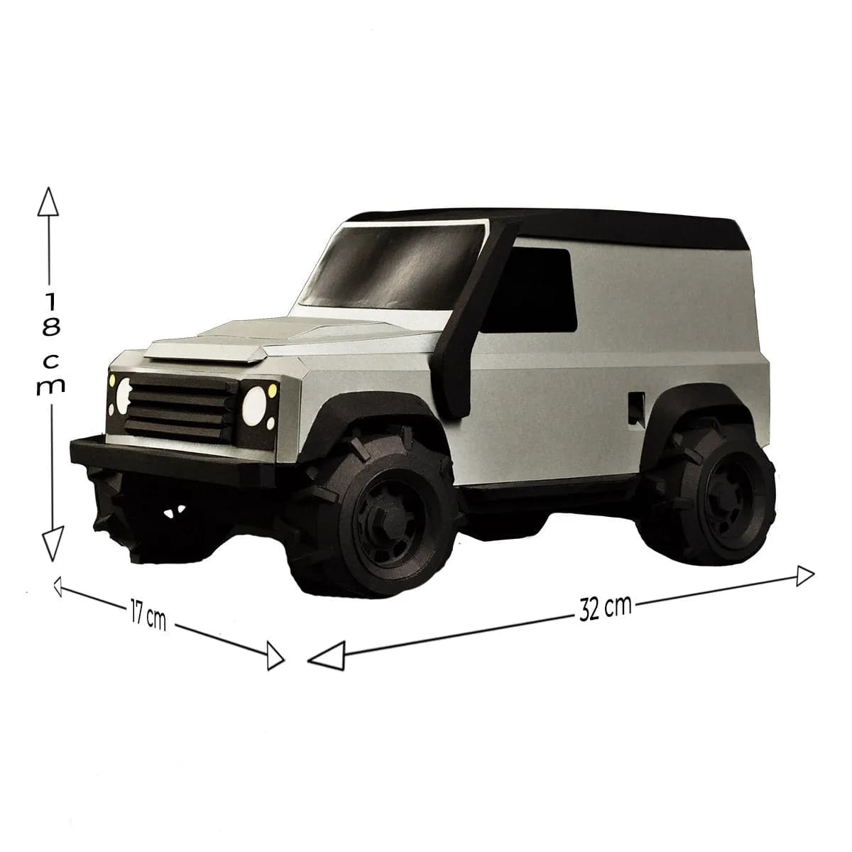 Geländewagen Verteidiger - Papercraft kit - 32 cm